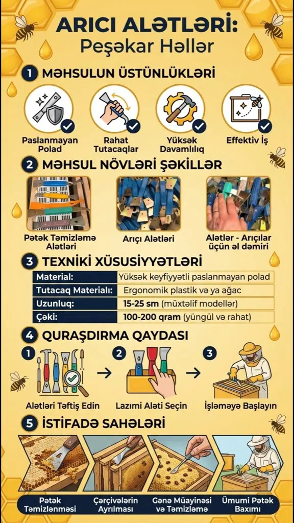 Arıçılıq alətləri və avadanlıqları - Tenderyard