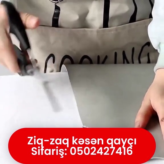 Ziq-zaq kəsən qayçı - Tenderyard