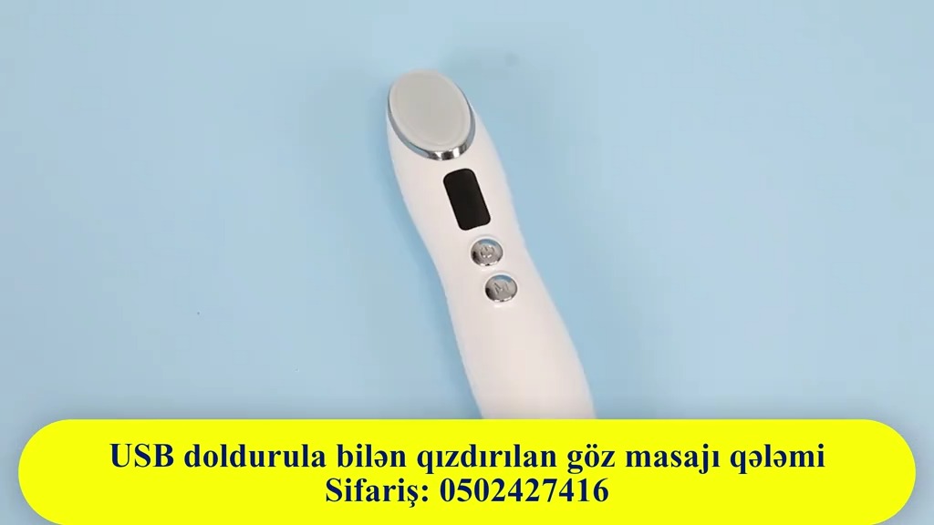 USB ilə doldurulan, qızdırılan göz masajı qələmi - Tenderyard