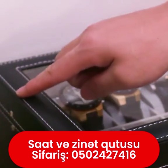 Saat və zinət əşyaları qutusu - Tenderyard