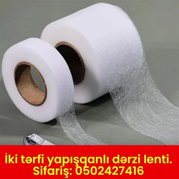 İki tərəfi yapışqanlı dərzi lentləri - Tenderyard