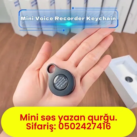 Mini səs qeyd cihazı, diktofon - Tenderyard