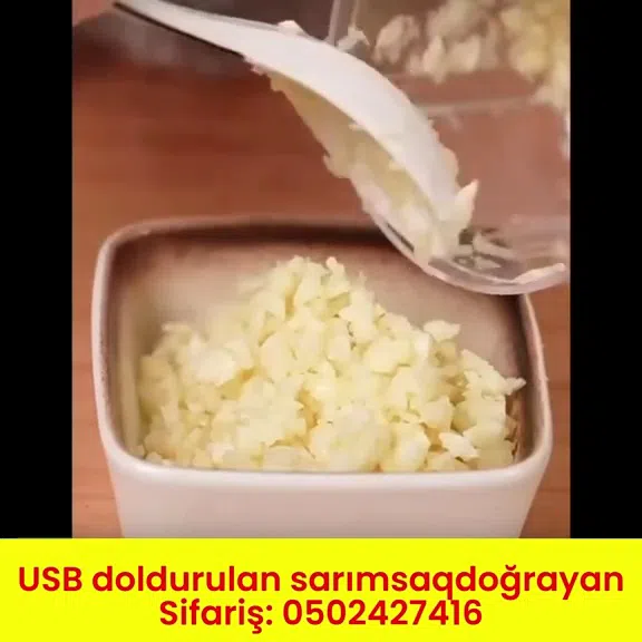 USB doldurulan simsiz sarımsaq doğrayan - Tenderyard