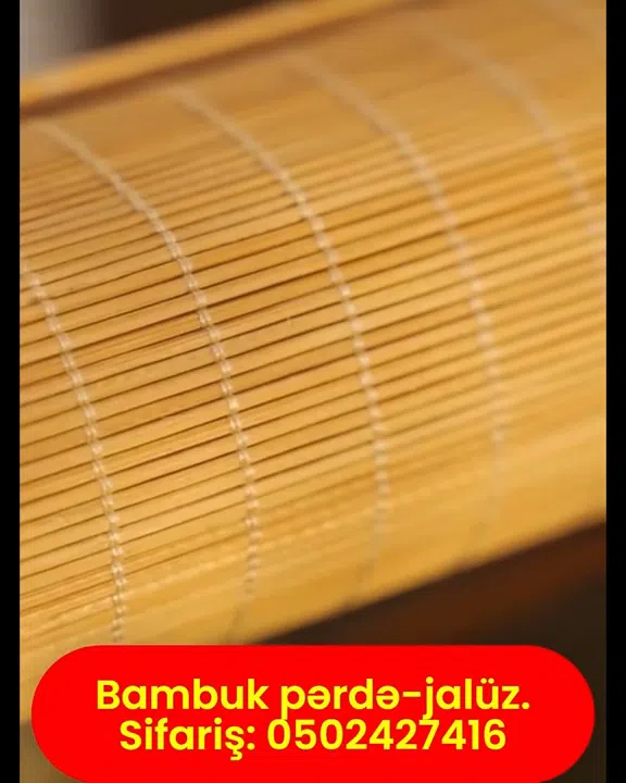 Bambuk pərdə və jalüz sistemləri - Tenderyard