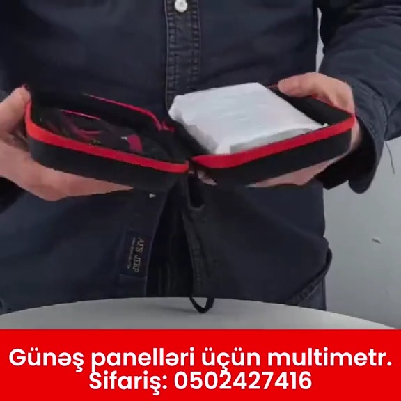 Günəş panelləri üçün peşəkar multimetr - Tenderyard