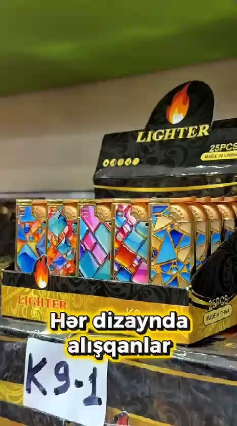 Müxtəlif dizaynda alışqanlar - Tenderyard