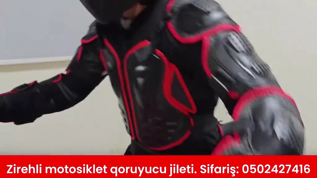Motosiklet üçün zirehli qoruyucu jilet - Tenderyard