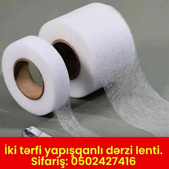 İki tərəfi yapışqanlı dərzi lentləri - Tenderyard