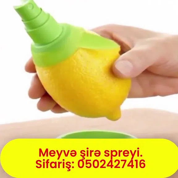 Meyvə şirə spreyi, sitrus spreyi - Tenderyard
