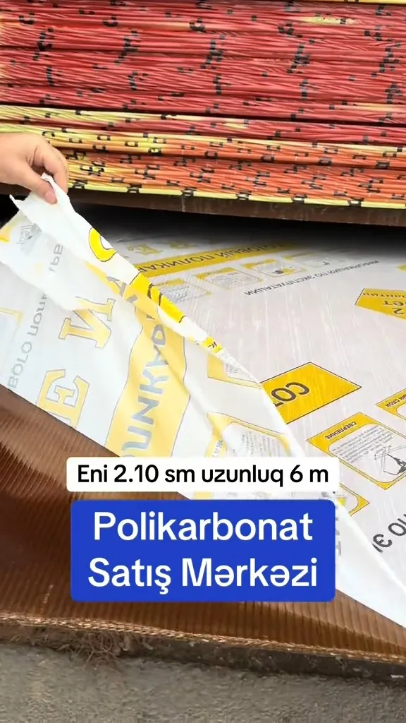 Polikarbonat lövhələr - Tenderyard