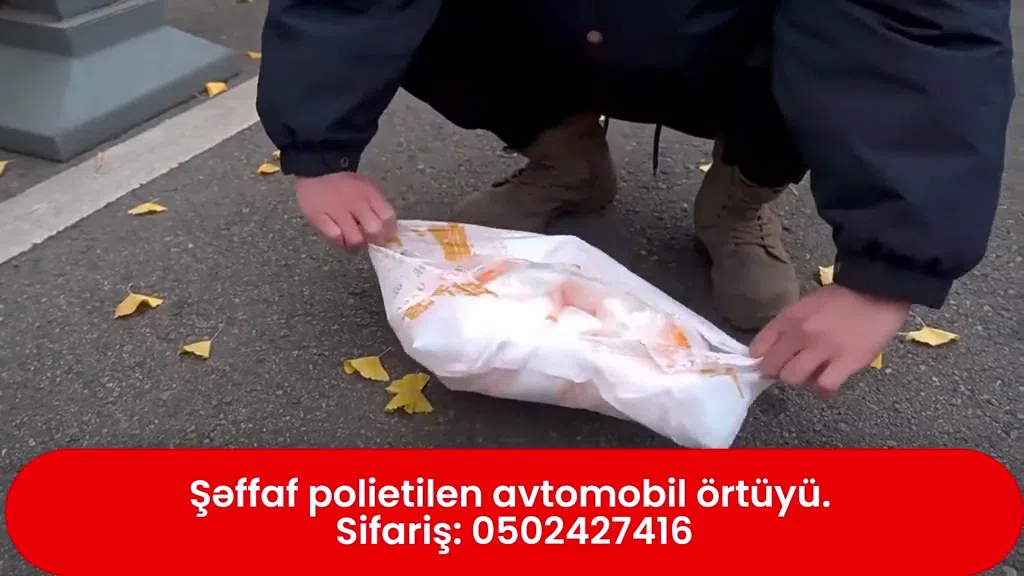 Şəffaf polietilen avtomobil örtüyü - Tenderyard