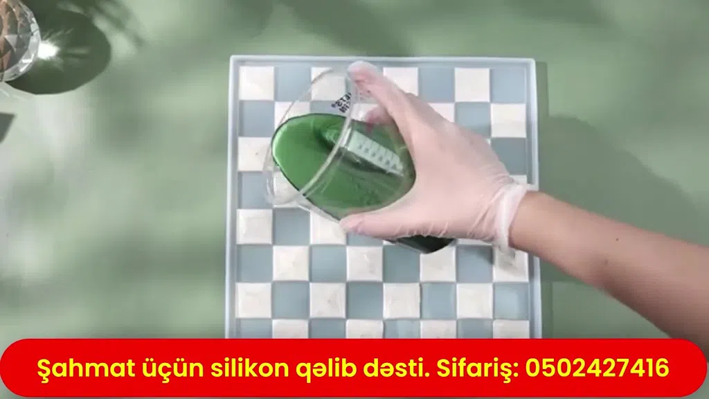 Şahmat üçün silikon qəlib dəsti - Tenderyard