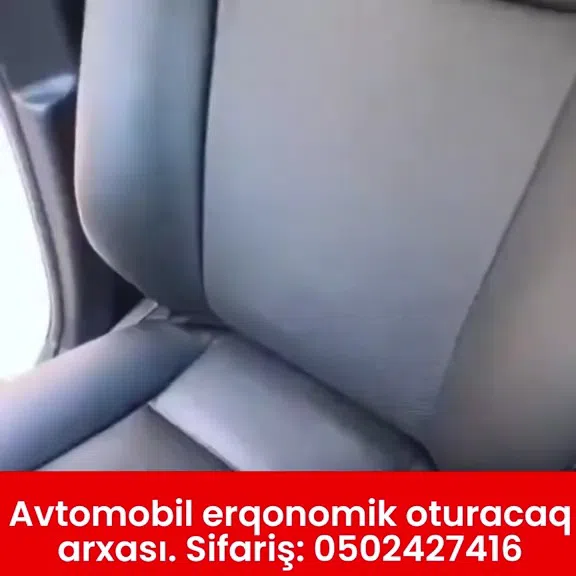 Avtomobil üçün erqonomik bel dəstəyi yastığı - Tenderyard