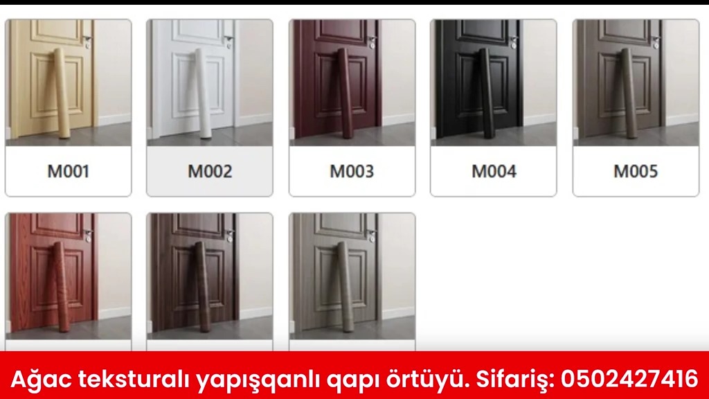 Ağac teksturalı, yapışqanlı qapı üzlüyü - Tenderyard