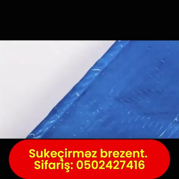 Sukeçirməz gücləndirilmiş brezent qoruyucu örtük - Tenderyard