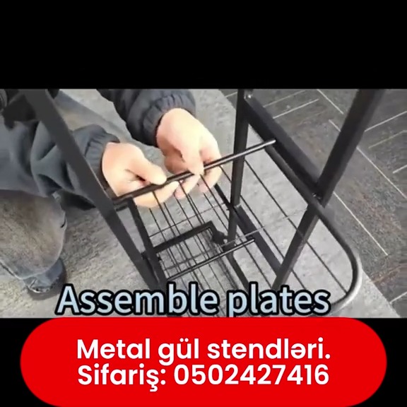 Metal gül stendi - Tenderyard