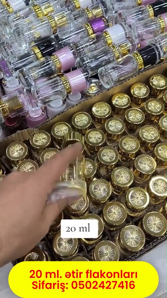 20 milliqram tutumlu ətir flakonları - Tenderyard