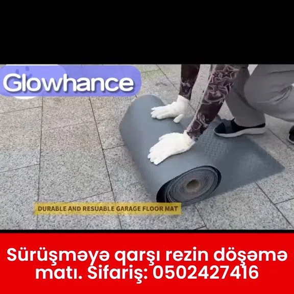 Sürüşməyə qarşı rezin döşəmə matı - Tenderyard