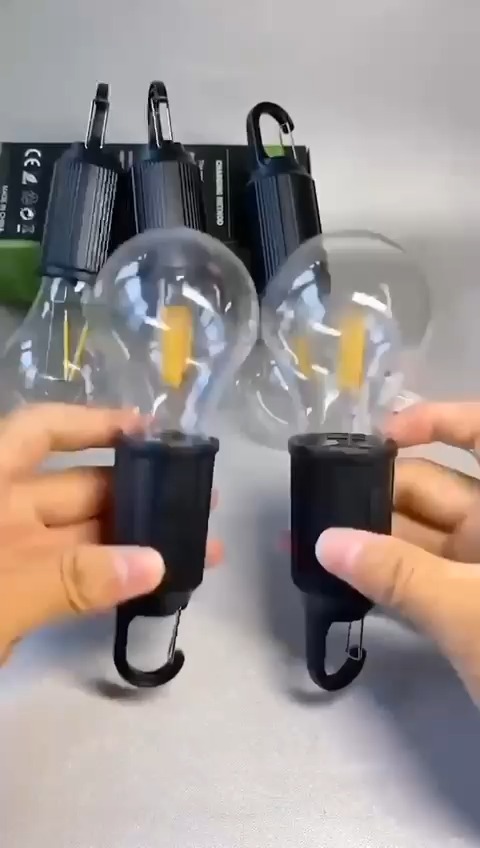 Asılan karabinerli şarj edilə bilən LED lampa - Tenderyard