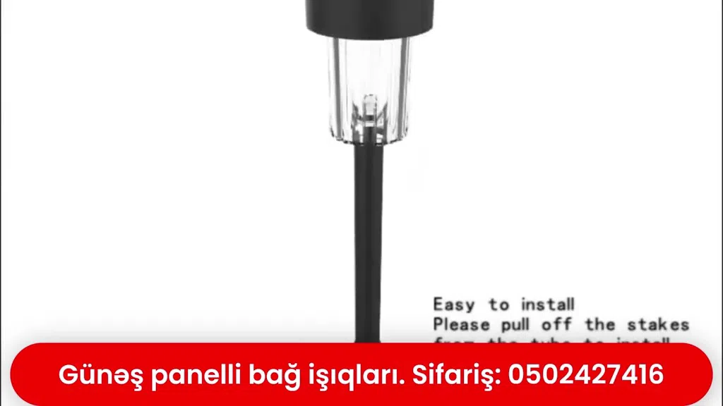 Günəş panelli bağ dekorasiya işıqları - Tenderyard