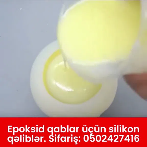 Epoksid qatranı üçün silikon qəliblər - Tenderyard