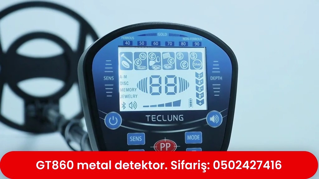 GT860 metal detektoru - Tenderyard