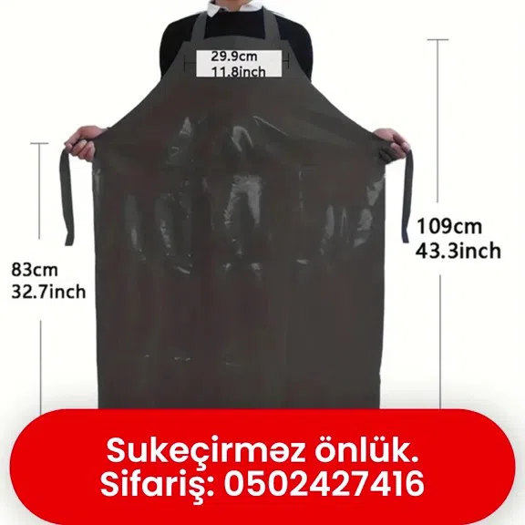 Universal sukeçirməz önlük - Tenderyard