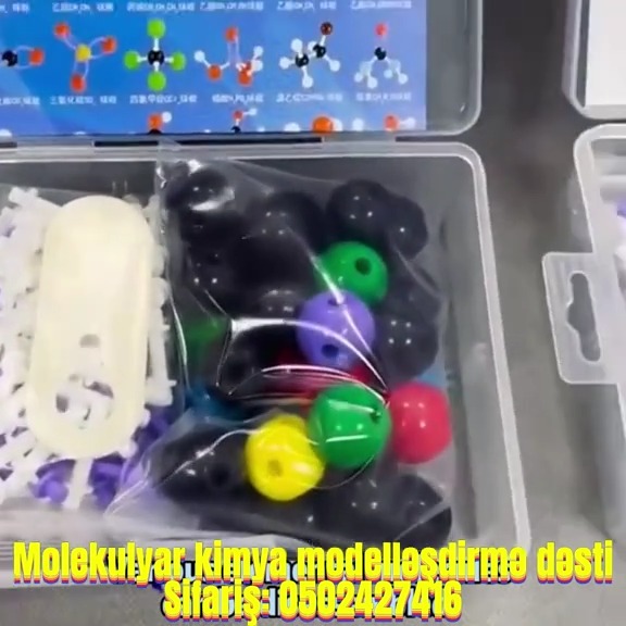 Molekulyar kimya modelləşdirmə dəsti - Tenderyard