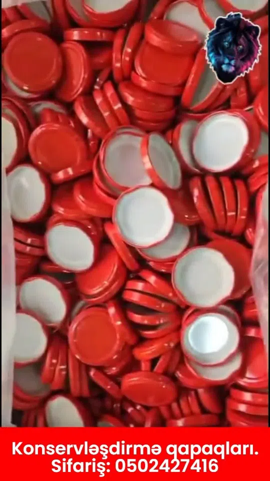 Konserv qapaqları 82 mm, 53 mm, 43 mm - Tenderyard