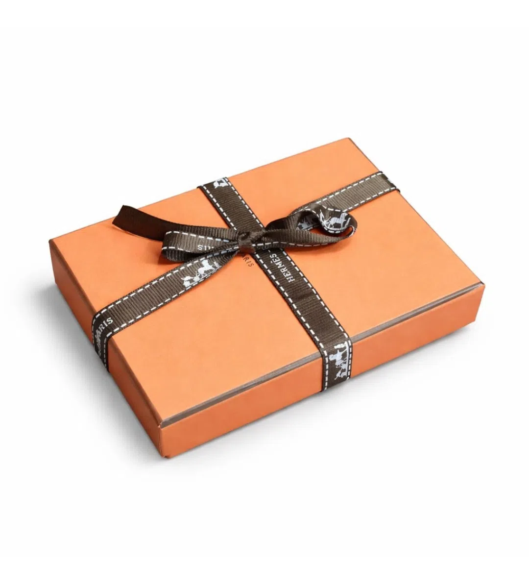 Hermes style black minimalist bracelet, with premium gift box