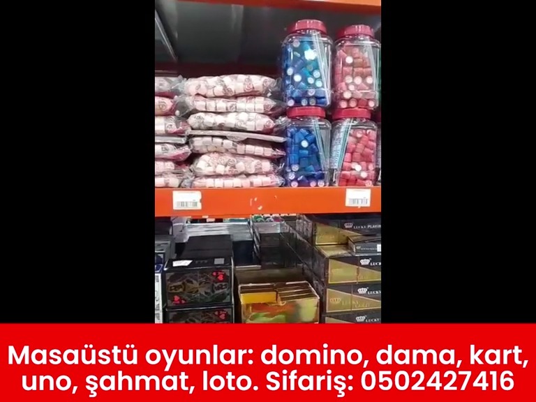 Masaüstü oyunlar: dama, domino, şahmat, loto, kart, uno - Tenderyard