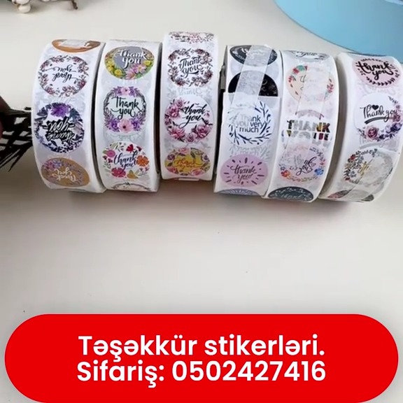 Təşəkkür stikerləri - Tenderyard