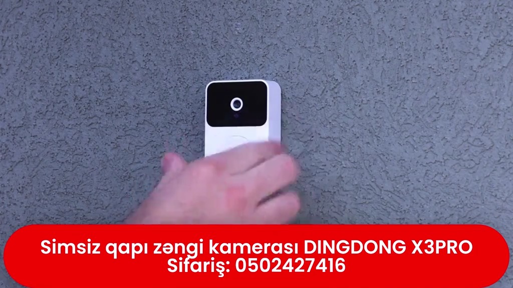 DINGDONG X3PRO – simsiz qapı zəngi - Tenderyard