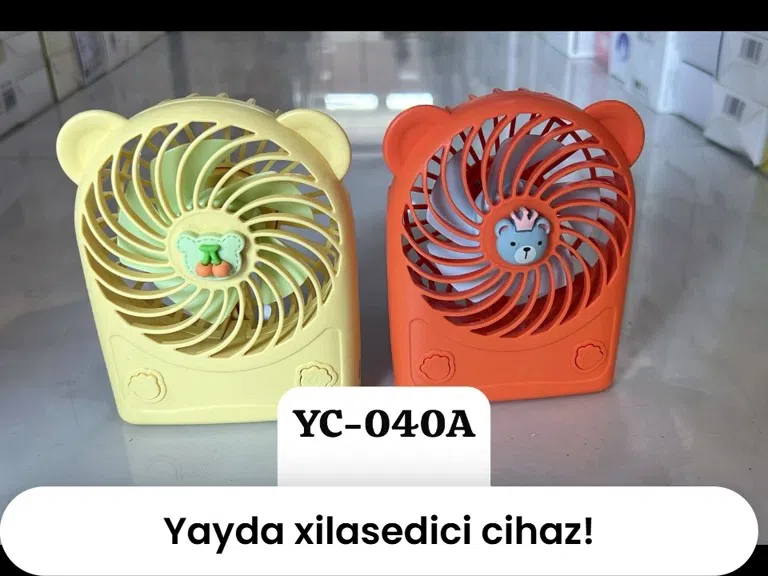 Mini əl ventilyatoru, USB şarjlı və akkumulyatorlu - Tenderyard