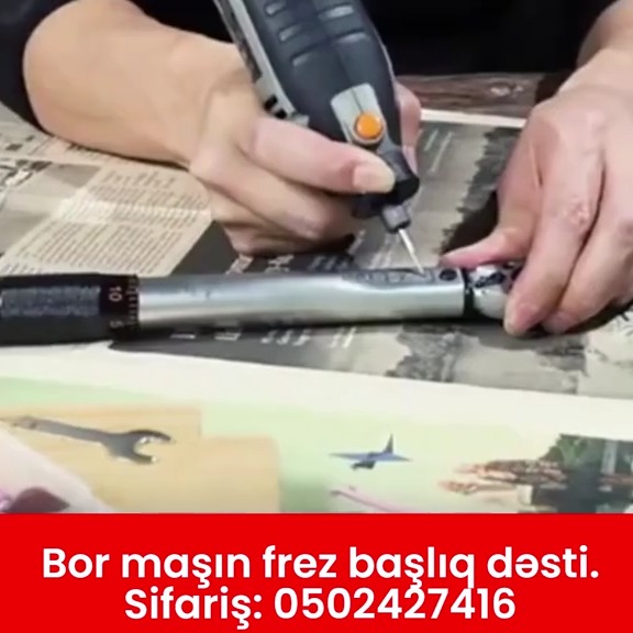 Bor maşın frez başlıq dəsti - Tenderyard