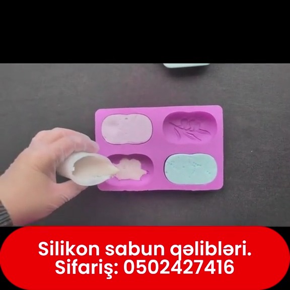 Silikon sabun qəlibləri - Tenderyard