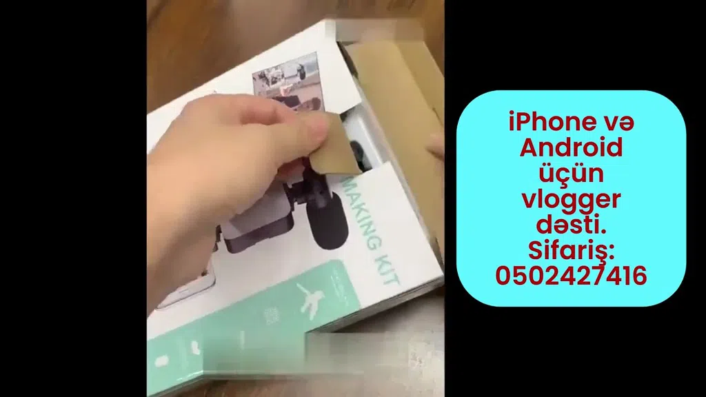 iPhone və Android üçün vlogger dəsti - Tenderyard