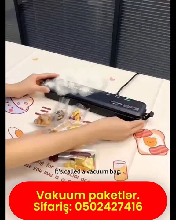 Müxtəlif ölçülərdə vakuum paketlər - Tenderyard