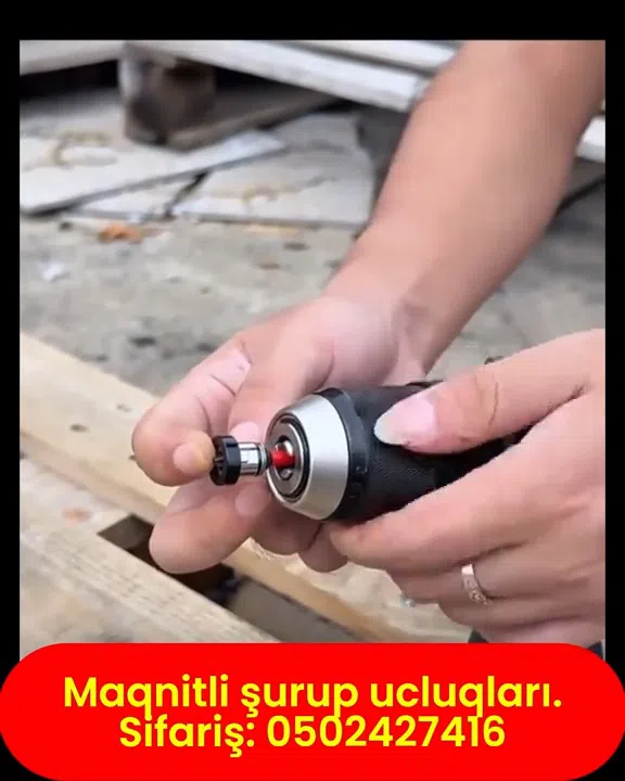 Maqnitli şurup-vint ucluq dəsti - Tenderyard