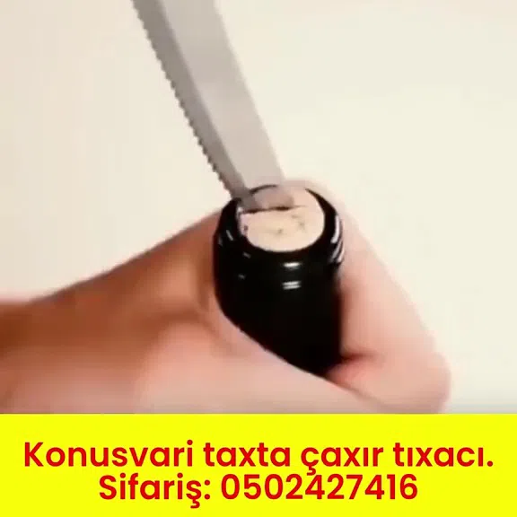 Konusvari taxta çaxır tıxacı - Tenderyard