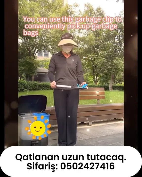 Qatlanan uzun tutacaqlı əşya tutucu - Tenderyard