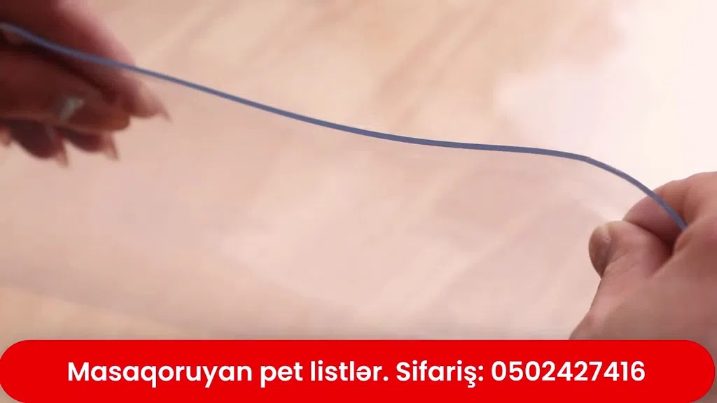 Masa qoruyan şəffaf PET listlər - Tenderyard