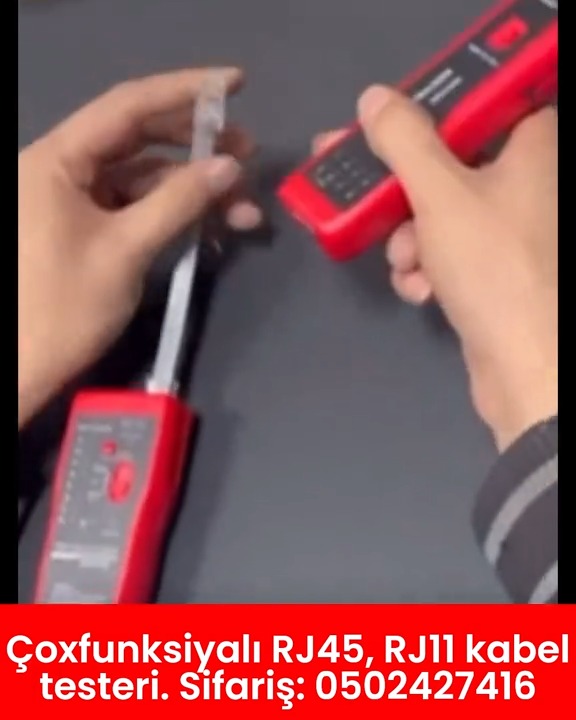 Çoxfunksiyalı RJ45, RJ11 kabel testeri - Tenderyard