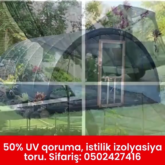 50% UV qoruma və istilik izolyasiya toru - Tenderyard