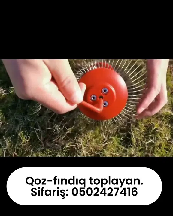 Erqonomik qoz-fındıq toplayan alət - Tenderyard