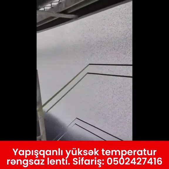 Yüksək temperatura davamlı yapışqanlı rəngsaz lenti - Tenderyard